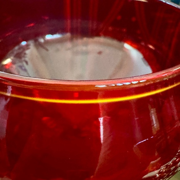 Empoli Amberina Twisted Stem Footed Goblet Vase - Picture 13 of 15